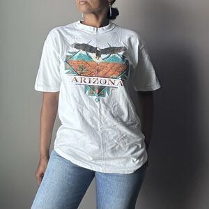 Vintage Arizona T Shirt Dream Catcher Nathan Single Stitch Adult Large Soffes